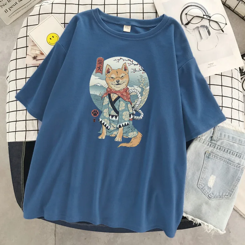Men's Cartoon Print T-shirt Short Sleeve