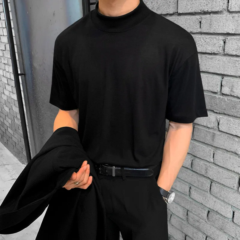 Men'S T-Shirt Short-Sleeved Men'S Summer New Style Light Mature Men'S Korean Style