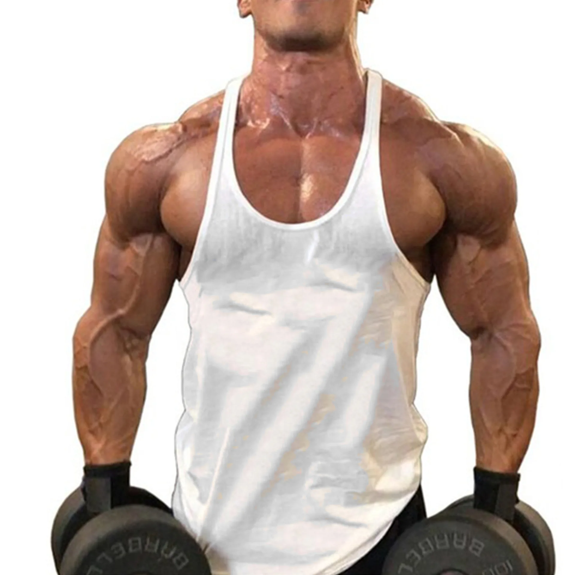 Men's Fitness Sports Casual Cotton European Size