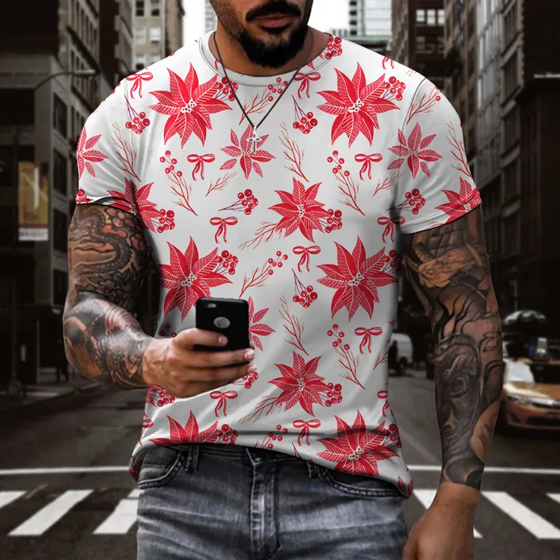 Plant Men And Women 3d T-Shirt Digital Printing Sports Short Sleeves