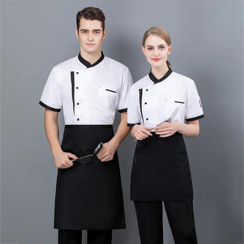 Short-sleeved Thin Breathable Clothes In The Back Kitchen