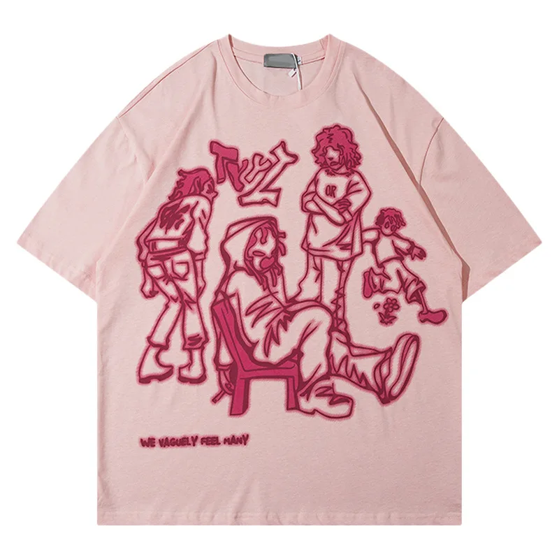 Fashion Brand Personality Street Couple Ins Short-sleeved T-shirt