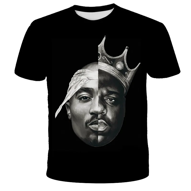 Men's 3D Digital Printed Short-sleeved T-shirt