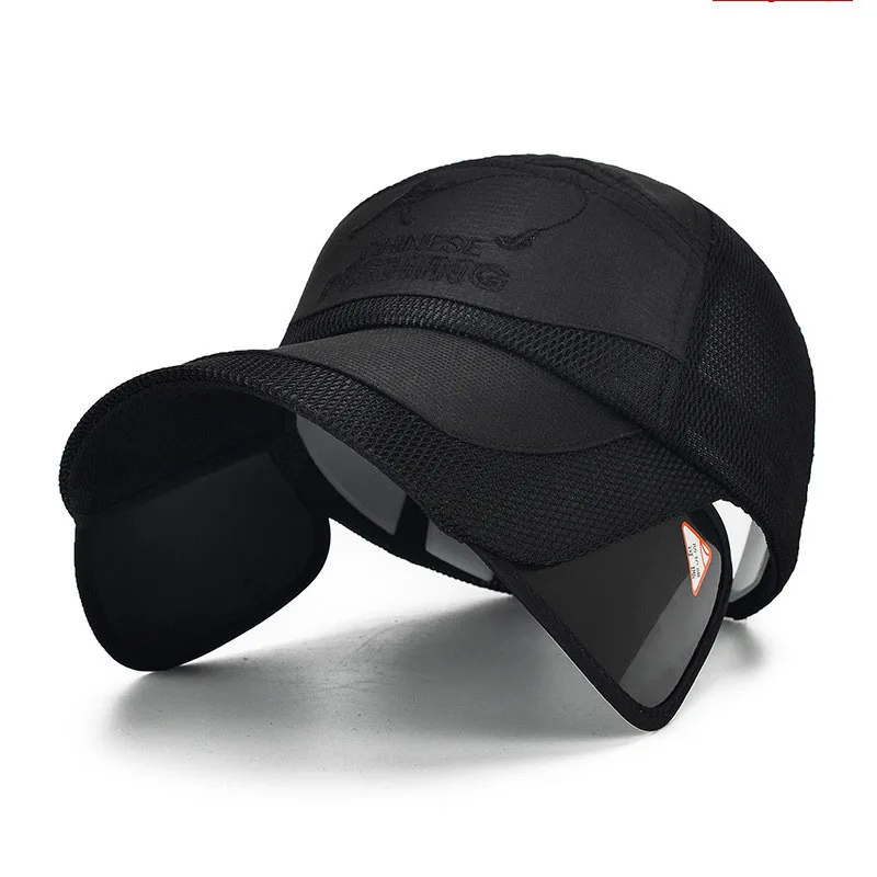 Summer Outdoor Mesh Hat Baseball Cap Men's Sun Hat Travel Sunshade Cap