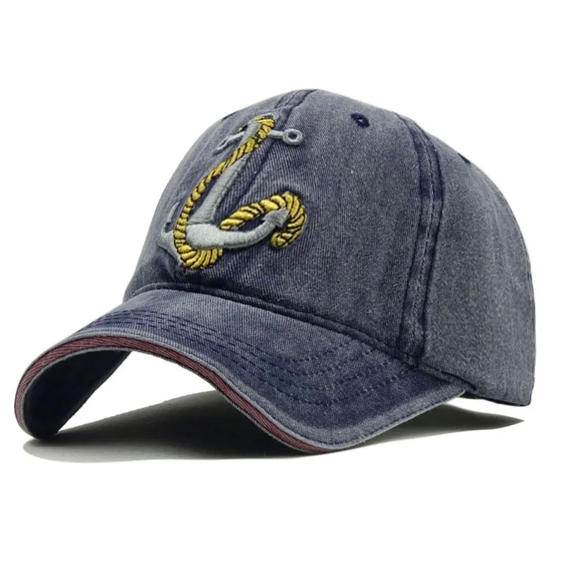 Miss Men's Washed Retro Casual Peaked