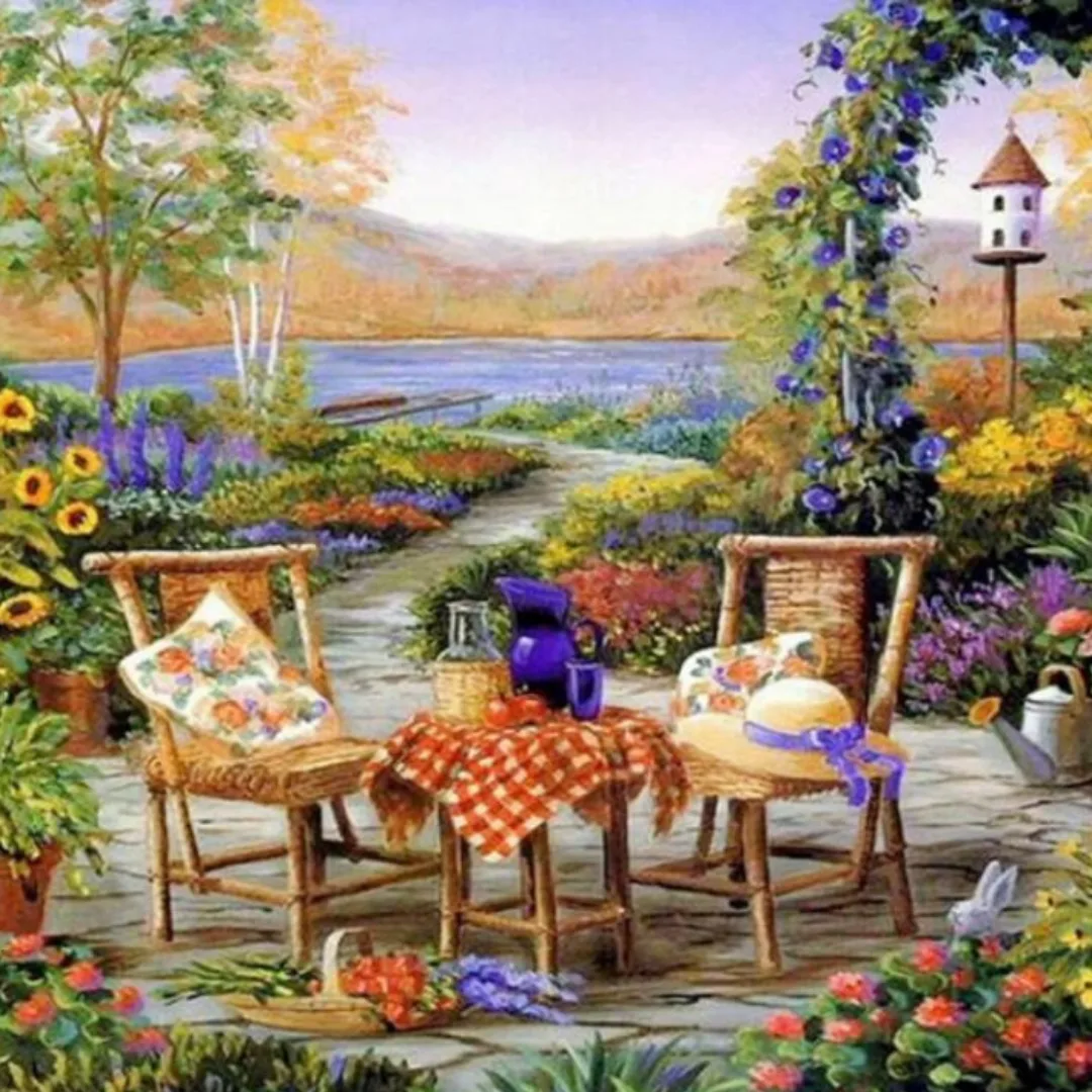 Landscape Diamond Painting Snow Kneeling Embroidery Cross Stitch