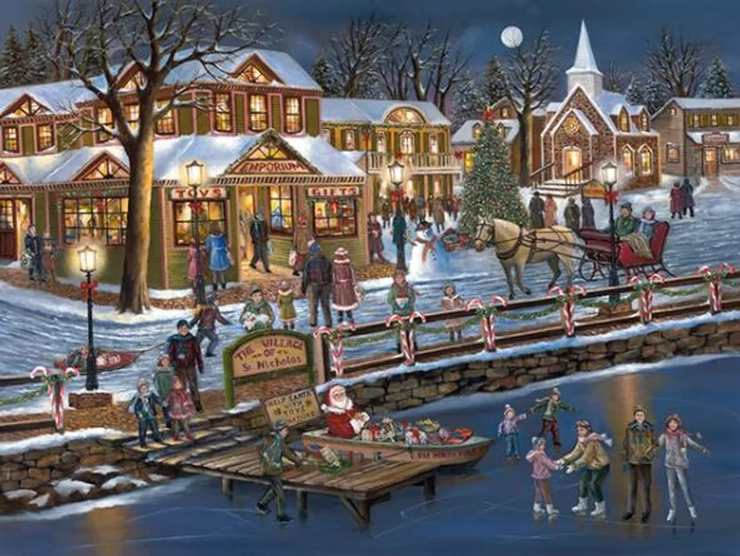 St Nicholas Village - DIY Painting By Numbers Kit