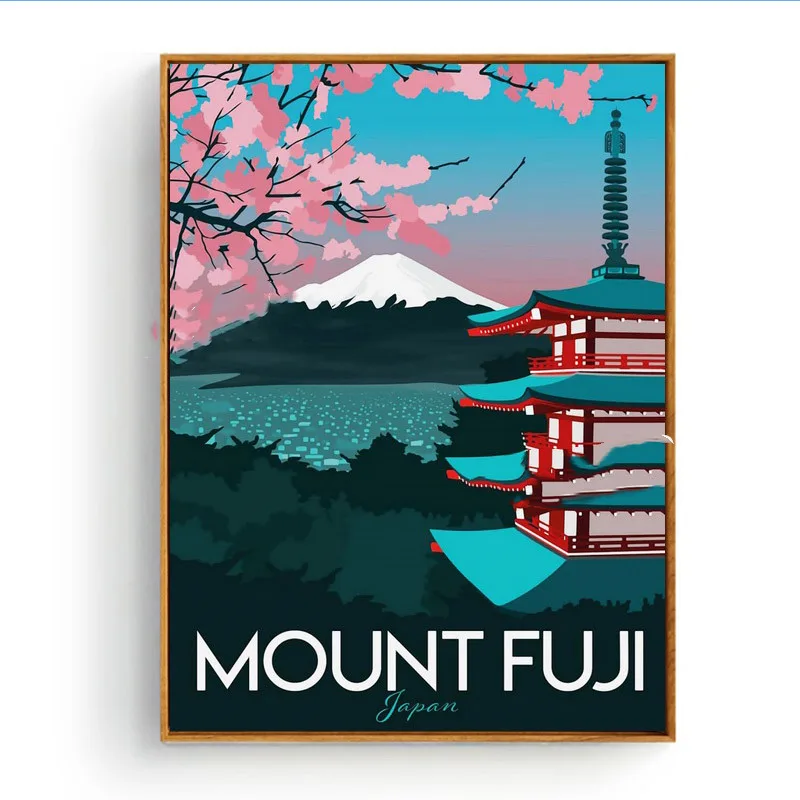 City Tourism Theme Diamond Painting Embroidery Art