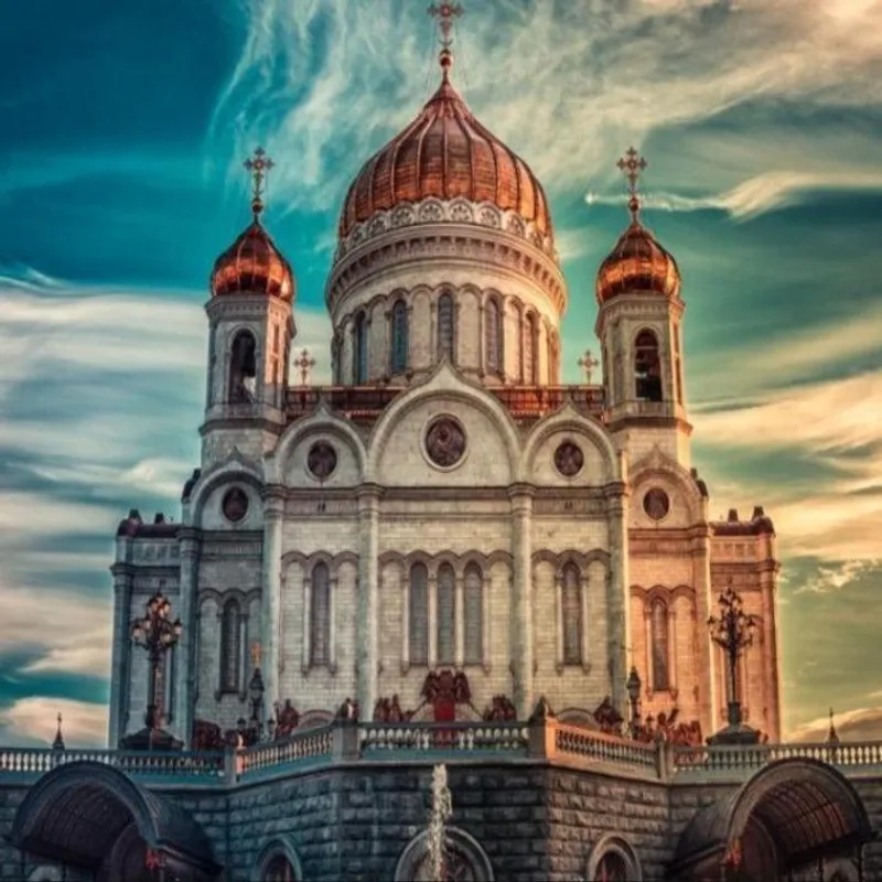 5D Diamond Painting Kathedrale Des Erlosers Christi