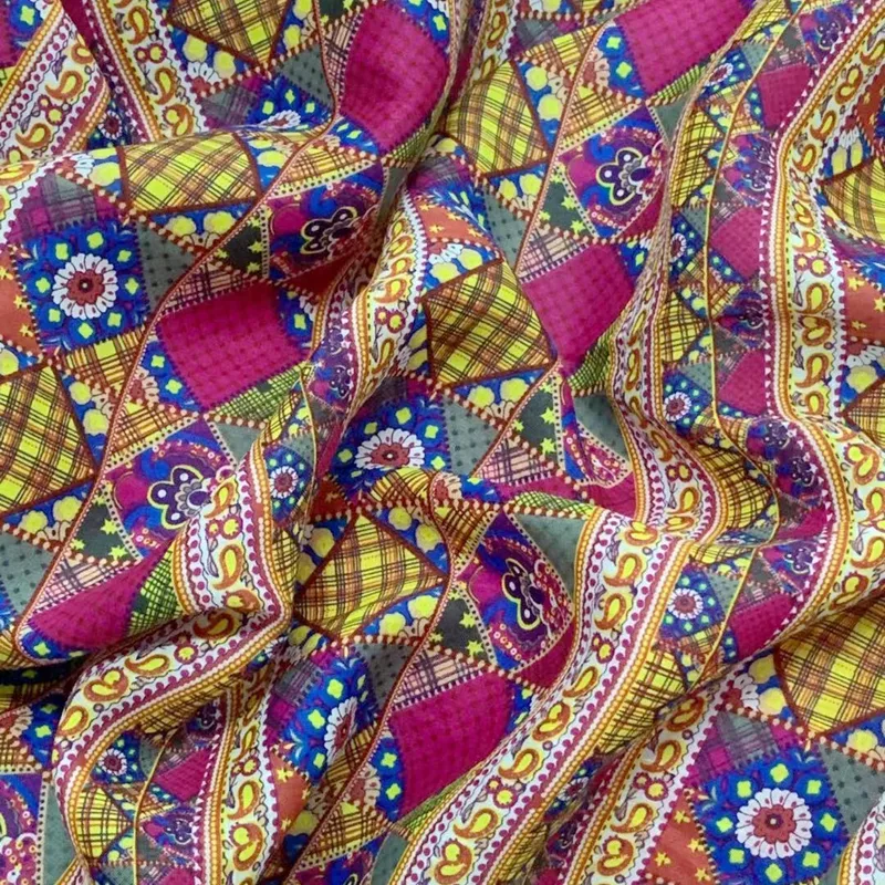 High Count Pure Ramie Digital Printed Fabric