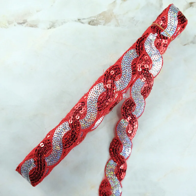Twist Sequins Lace Clothing Accessories
