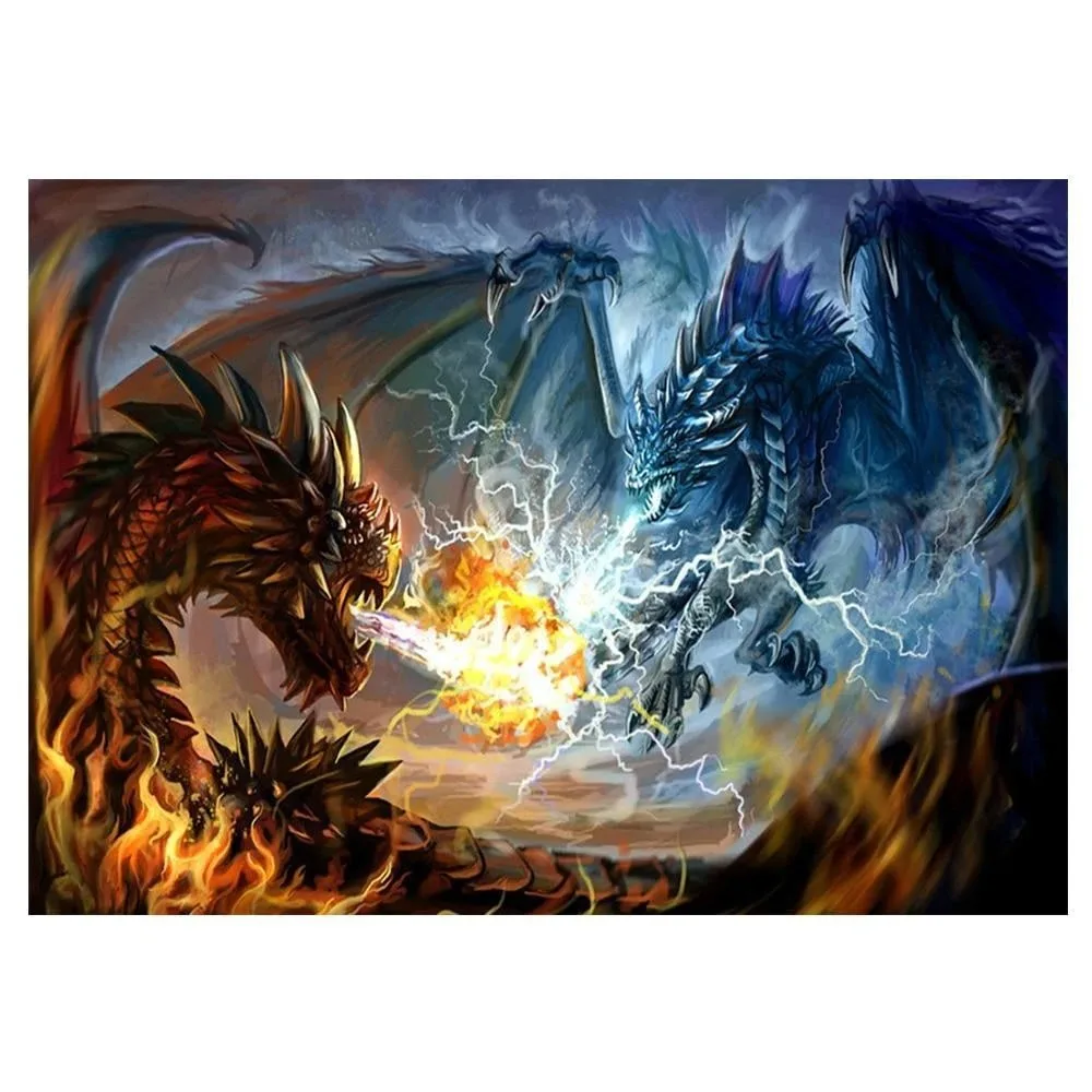 Dragon lightning - Diamond embroidery kit