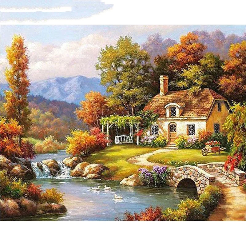 Fairyland Landscape DIY Painting By Numbers