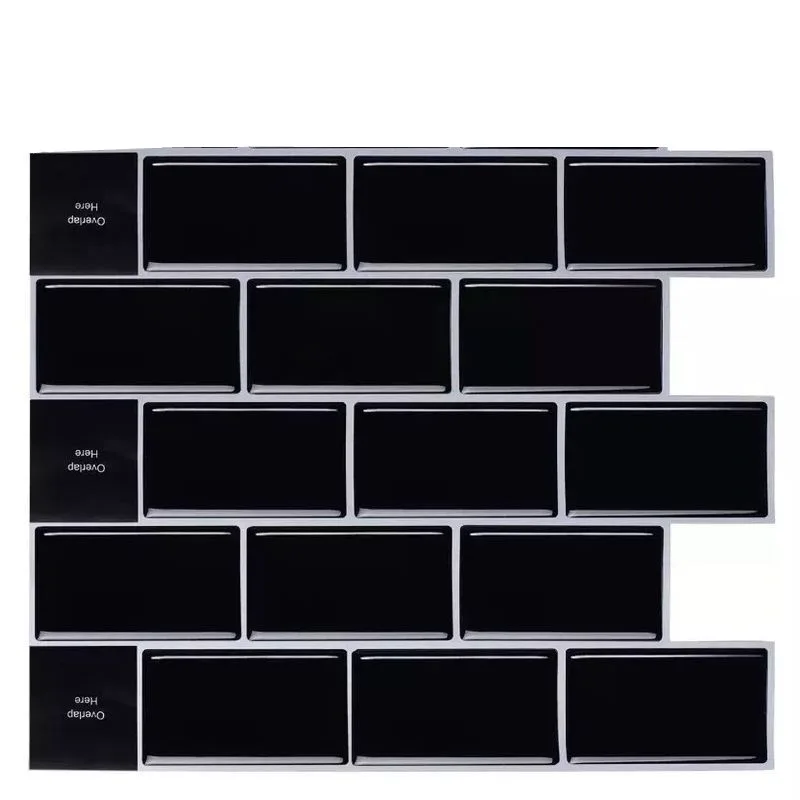 Creative 3D Grid Self-Adhesive Wallpaper, Home Minimalist Wall Sticker