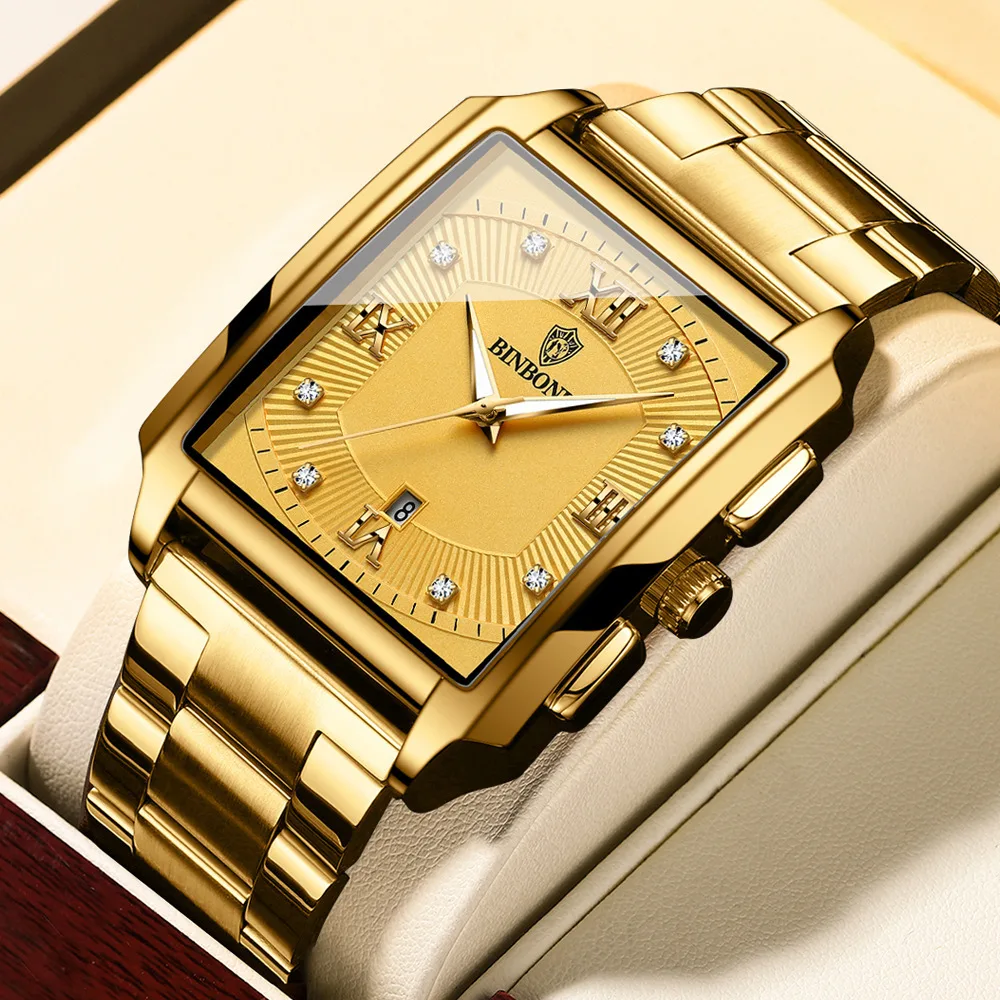 Fashion Personality New Rectangular Men's Watch