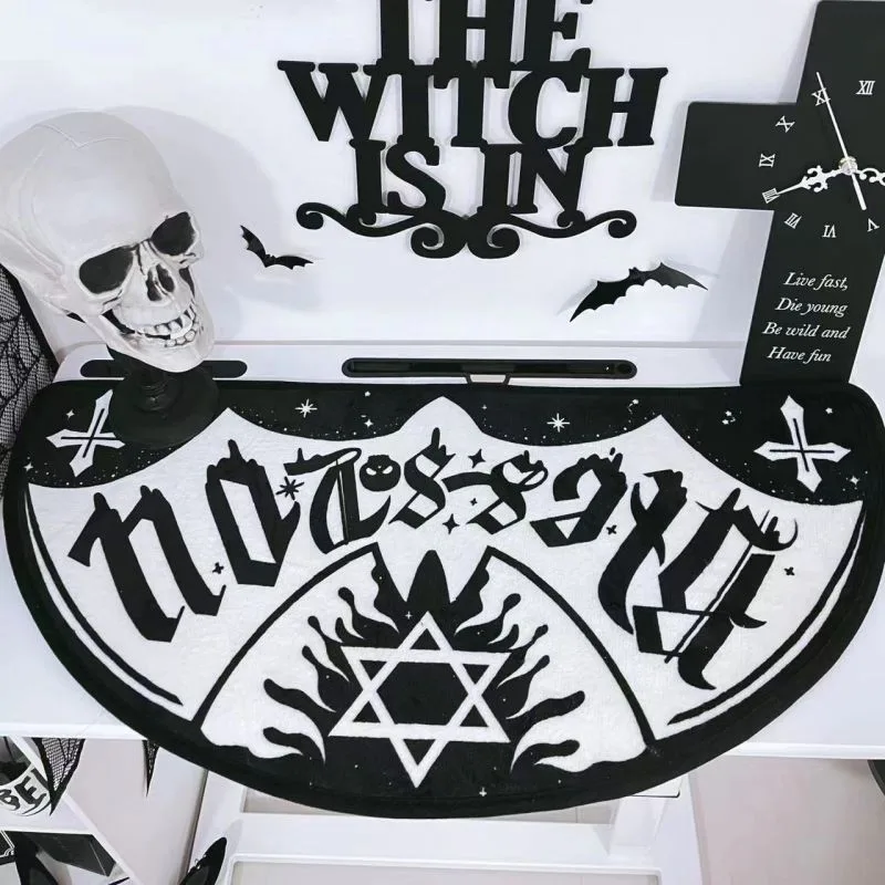 Creative Witch Bone Shape Floor Mat