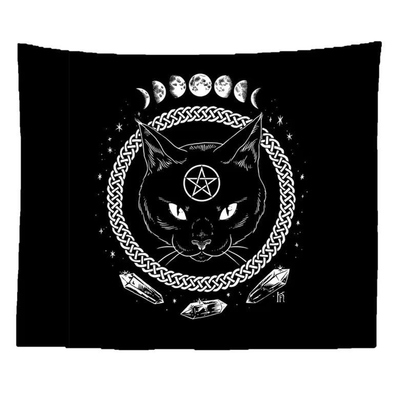 Pendant With Mysterious Inscription On The Tapestry Hanging On The Wall