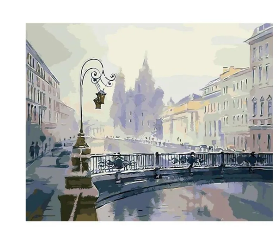 Bridge Of Faith - DIY Painting By Numbers Kits