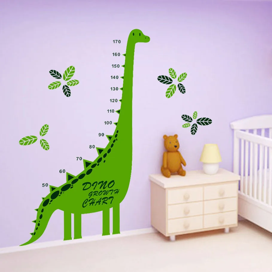 Dinosaur height stickers wall stickers children's room stickers hand-painted carved