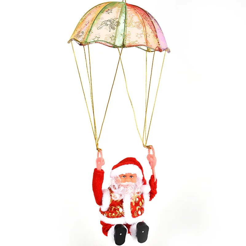 Santa Claus plush creative old man toy parachute