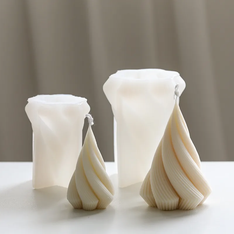 Cream Tower Shape DIY Candle Mold