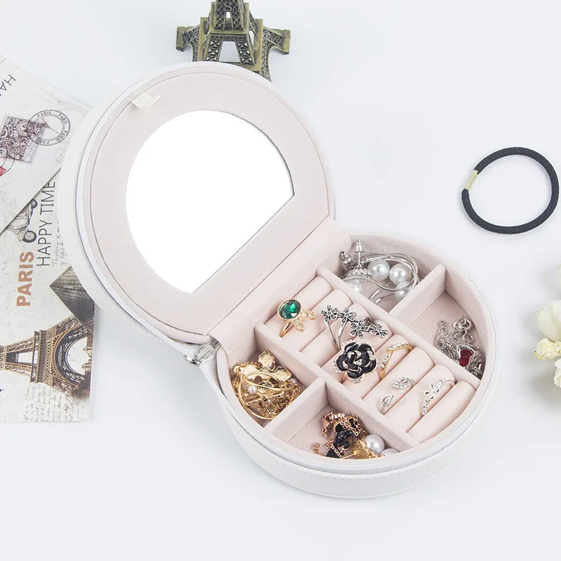 Simple Portable Flannel Jewelry Box