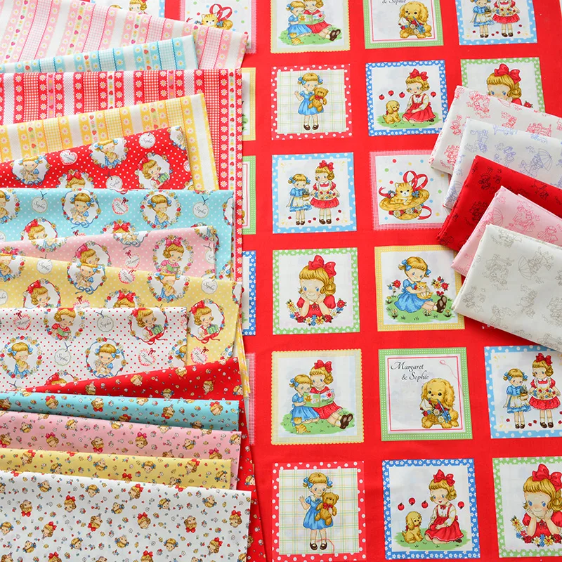 Fabric Printing And Dyeing Cartoon Cotton Floral Print