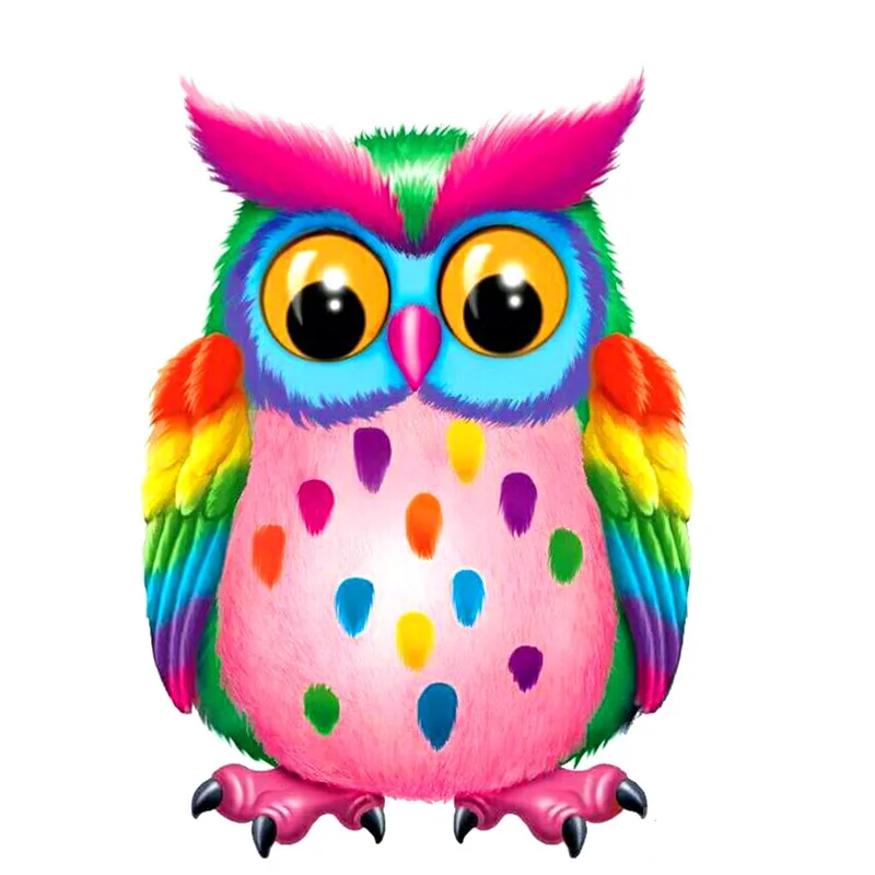 Diamond Painting 5D Full Diamond Embroidery Colorful Owl