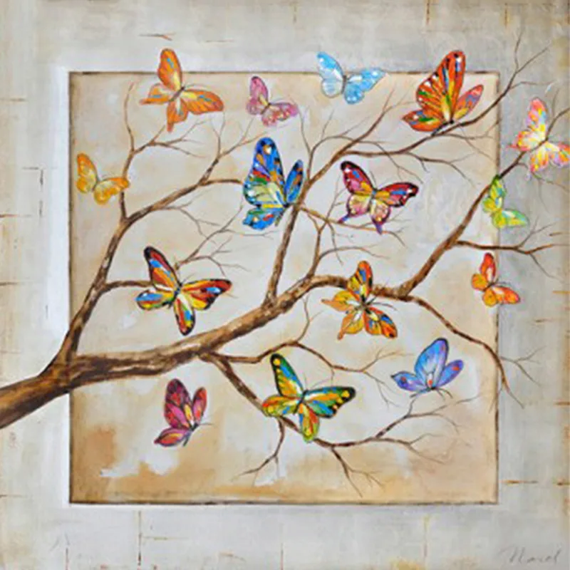 3d Diamond Mosaic Home Decor Diamond Embroidery diy diamond Painting Cross Stitch kit butterfly tree
