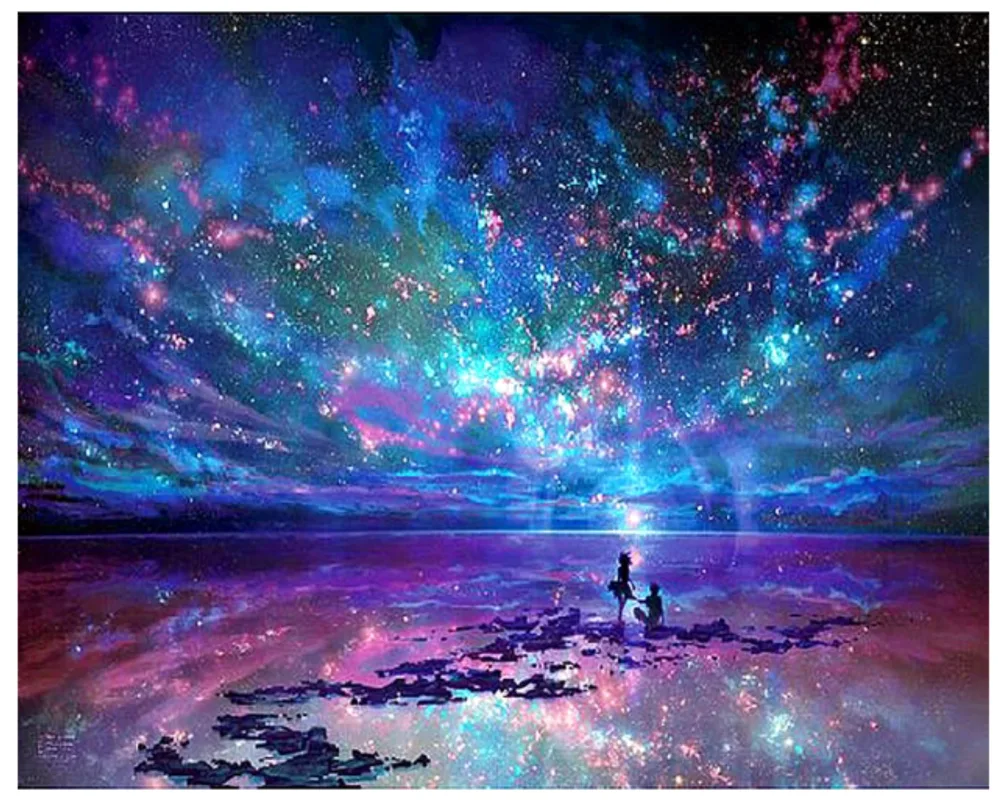Diamond Painting Handmade Calligraphy And Painting Landscape Temperament Home Decoration