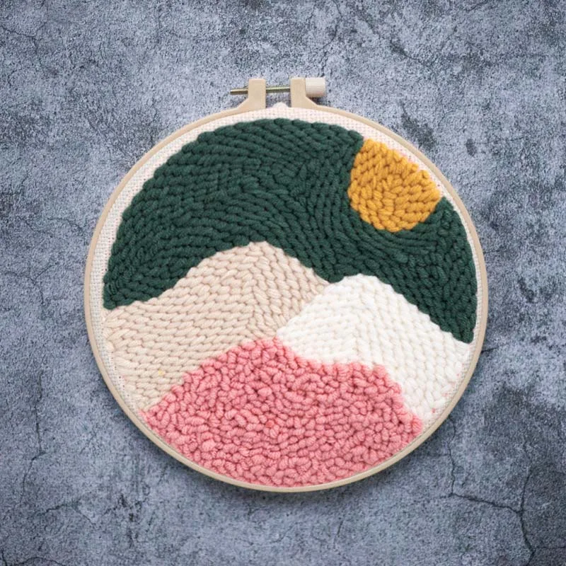 Hand-embroidered DIY Material Package Poke Poke Set