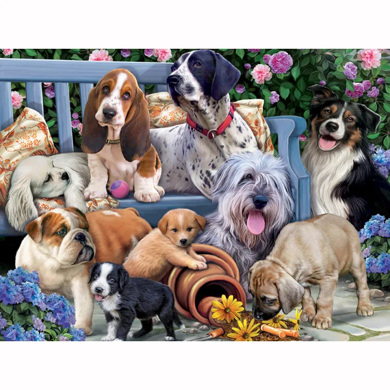 Palace Animal All-diamond Painting, Rhinestone Cross Stitch Kit