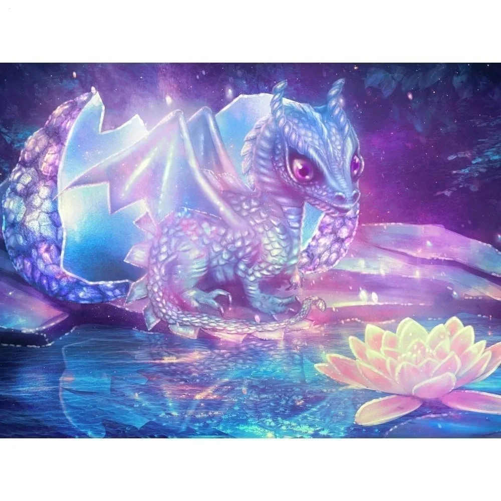 Fabulous birth - Dragon diamond embroidery