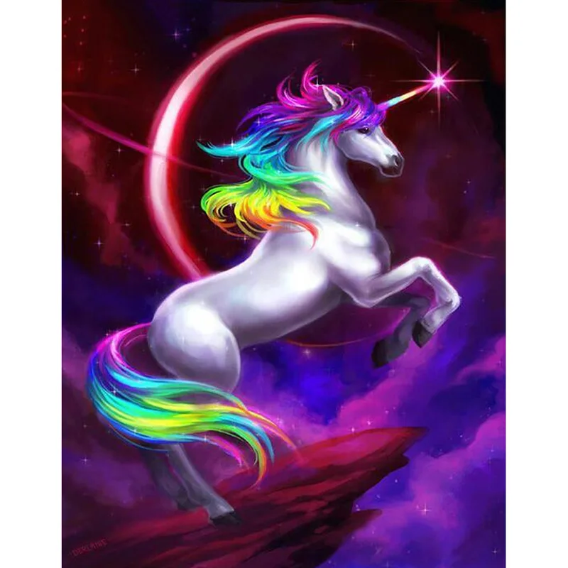 Zhui Star Full Square Diamond 5D DIY Diamond Painting Kirin 3D Embroidery Cross Mosaic Painting Home Decor BK