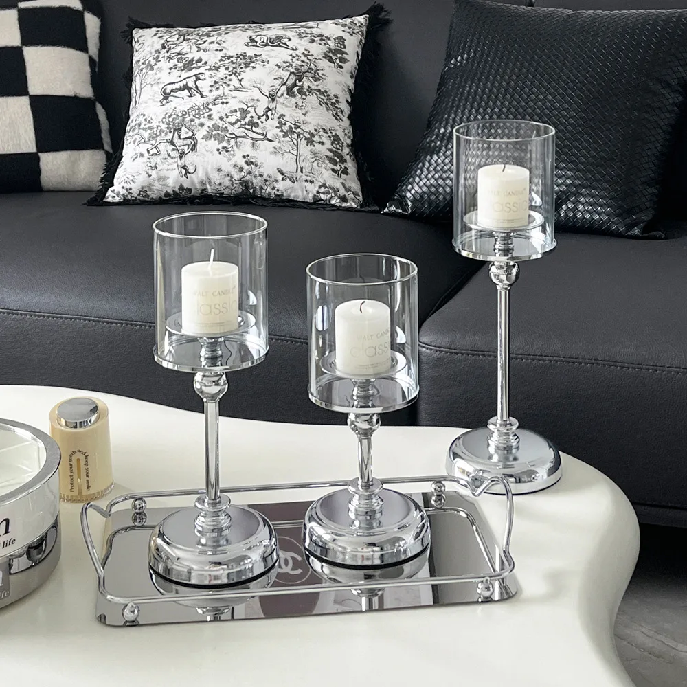 Nordic Light Luxury Candle Holder Retro Romantic Atmosphere