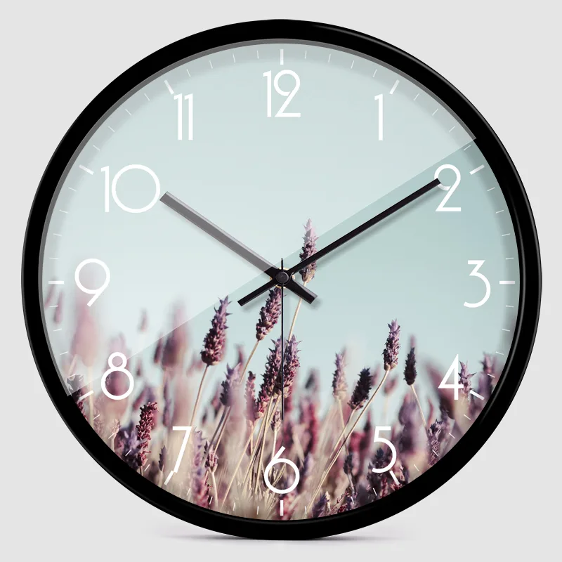 Creative Personality Mute Wall Clock Fashion Simple Household Quartz Clock