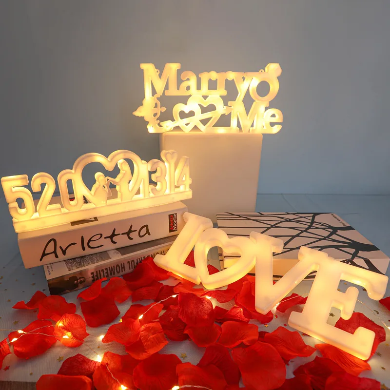 Luminous Decorative Letters Surprise Ambience Light