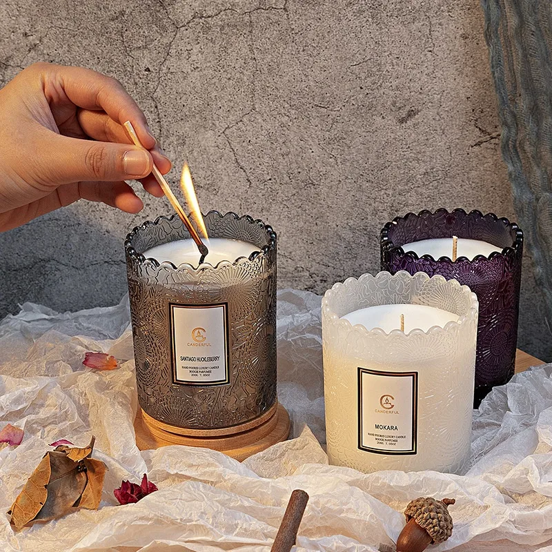 Aromatherapy Soy Candles Bedroom Smoke-free Long-lasting Decoration