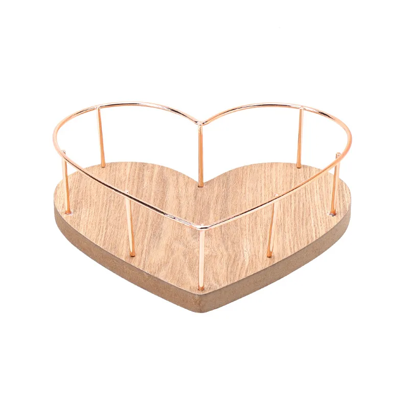 Wholesale Tieyi Storage Basket Table Top Snacks Storage Basket Peach Heart Tray Storage Basket Hanging Sundry Storage Basket
