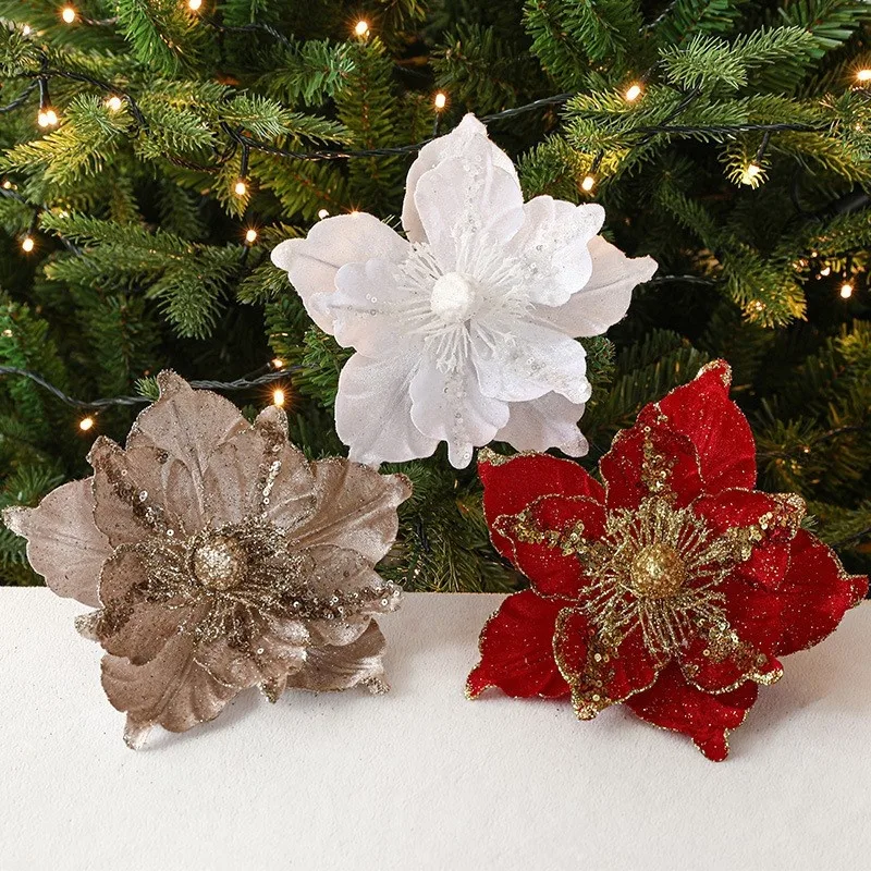 Artificial Flower Christmas Tree Decoration