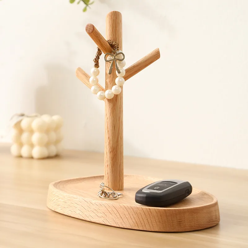 Nordic Porch Solid Wood Key Hanger Jewelry