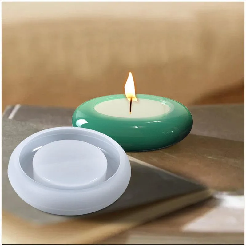 DIY Crystal Epoxy Mold Pentagram Candle Holder