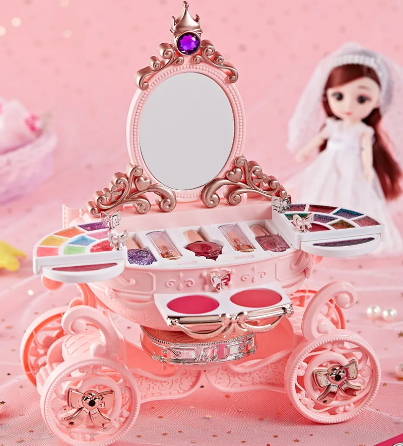 Girl's Toy Makeup Box Nail Polish