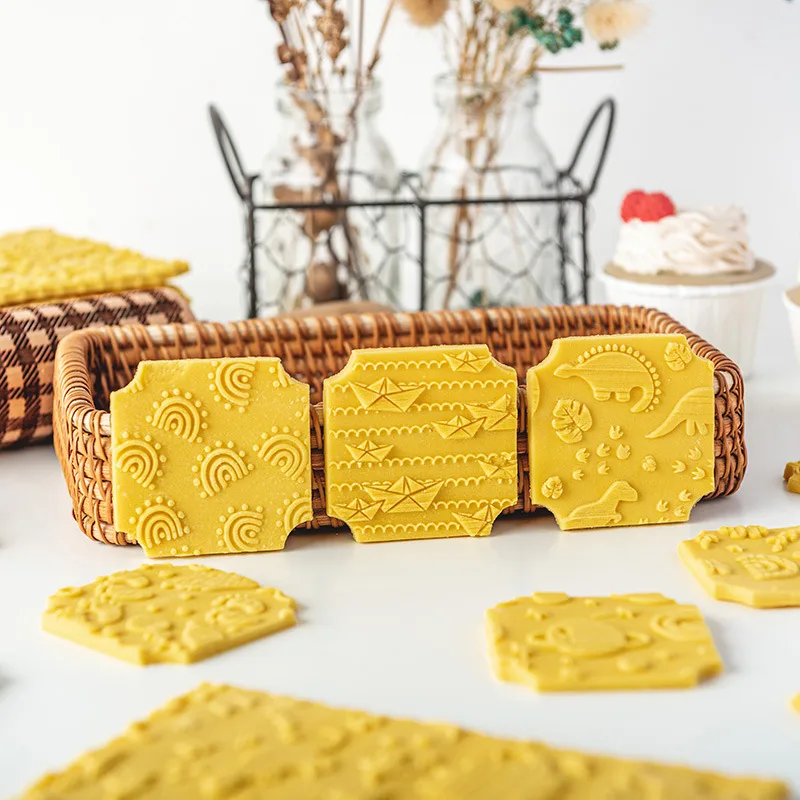 Home Printing Rolling Pin Tumbling Sugar Pressing Baking Tools
