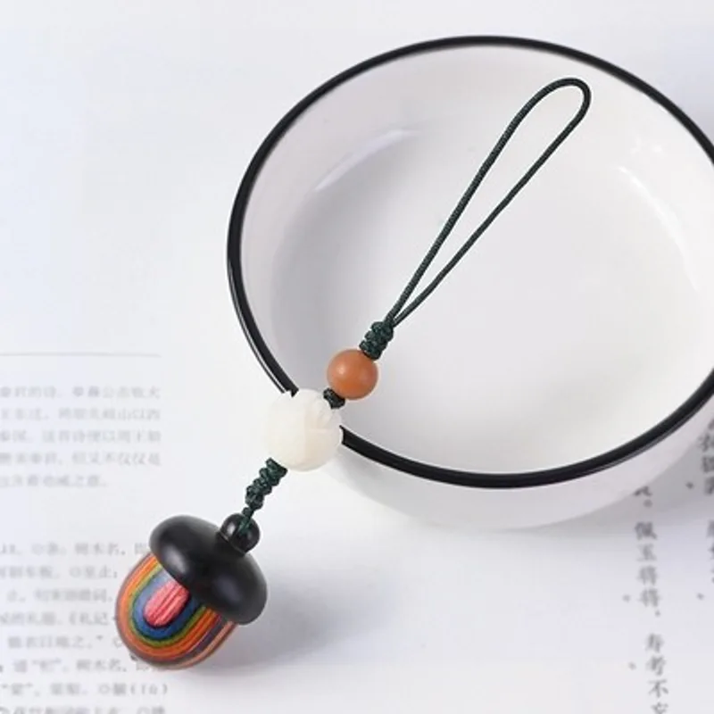 Mobile Phone Chain Rosewood Oak Agate Accessories
