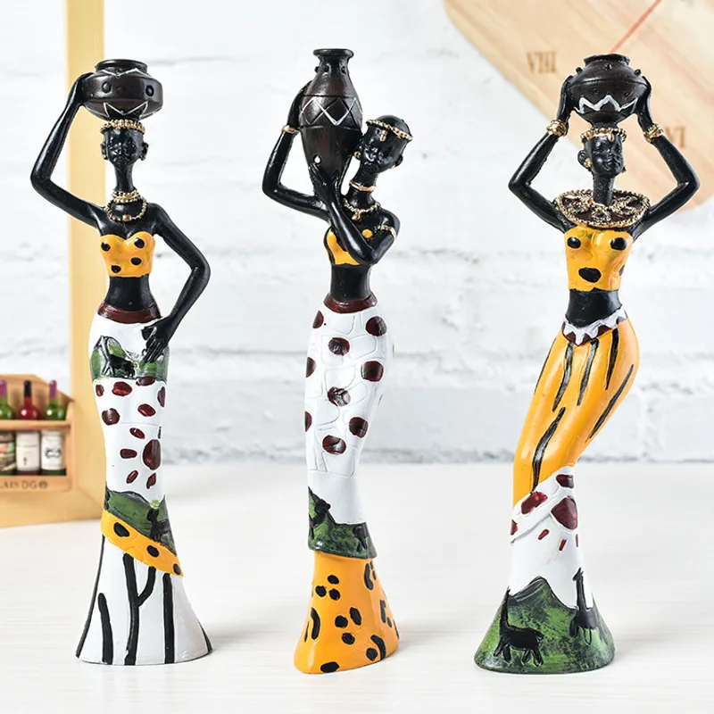 Exotic Resin Doll African Character Creativity
