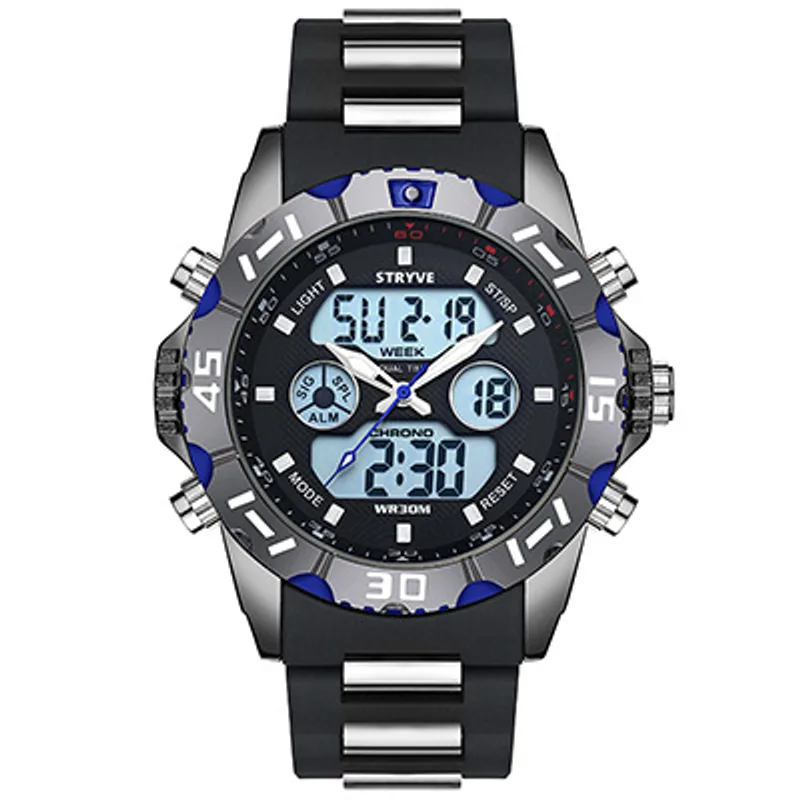 Men's Multifunctional Sports Waterproof Electronic Watch