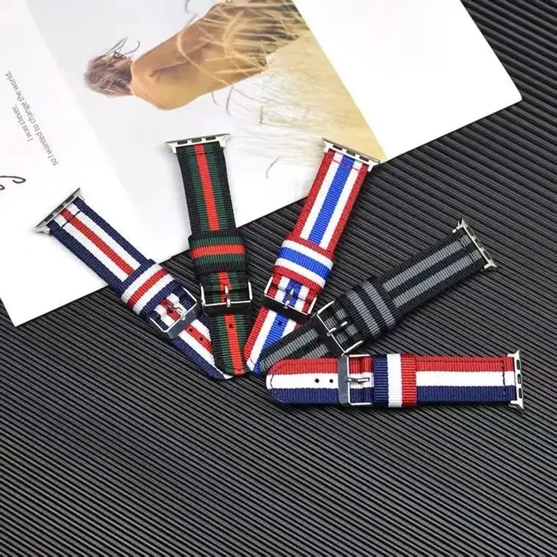 Split Nylon Watchband Canvas Wristband Tide