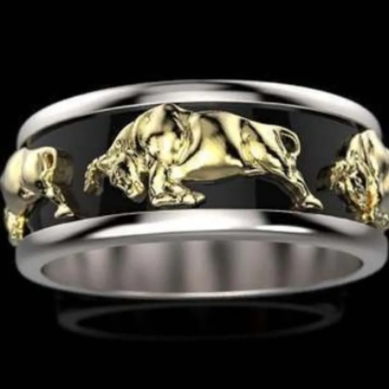 Wish Best-selling God Ox Ring Two-tone