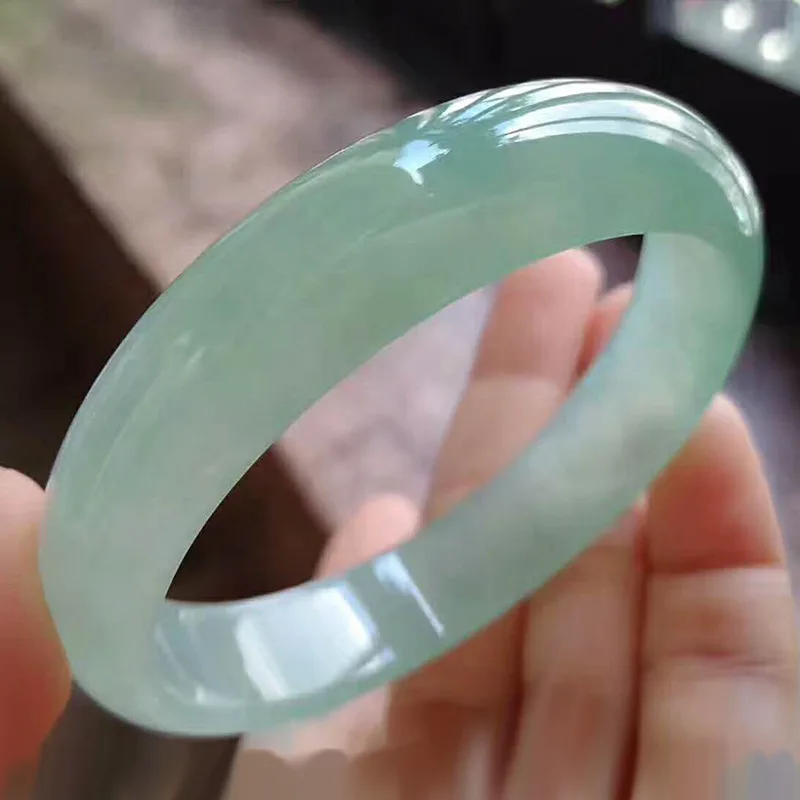 Women's Fashion Simple Ice-like Jadeite Jade Bracelet